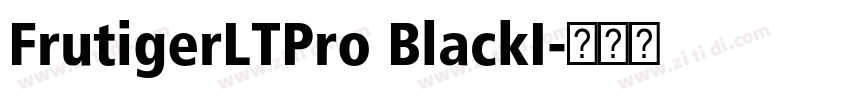 FrutigerLTPro BlackI字体转换 FrutigerLTPro BlackI字体转换